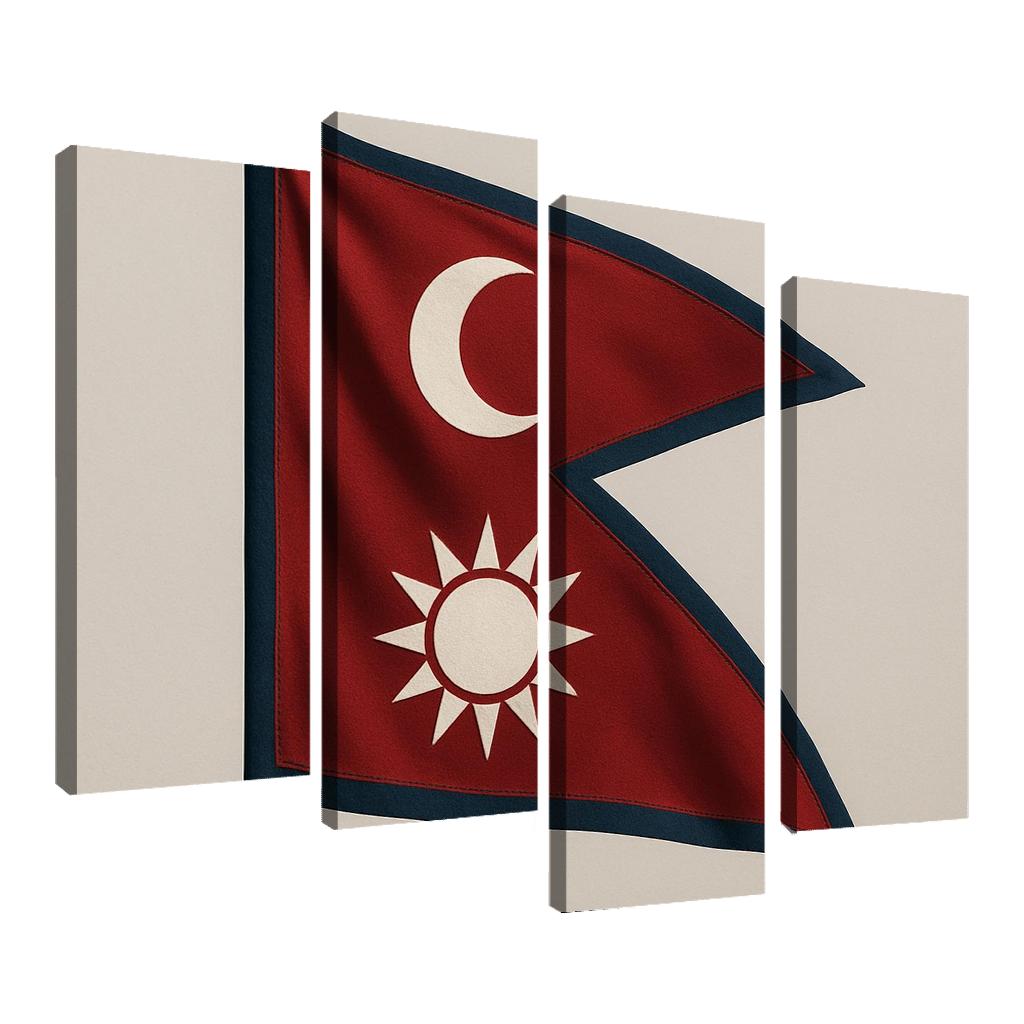 Twin Pennant Geometry And Celestial Symbols art trends