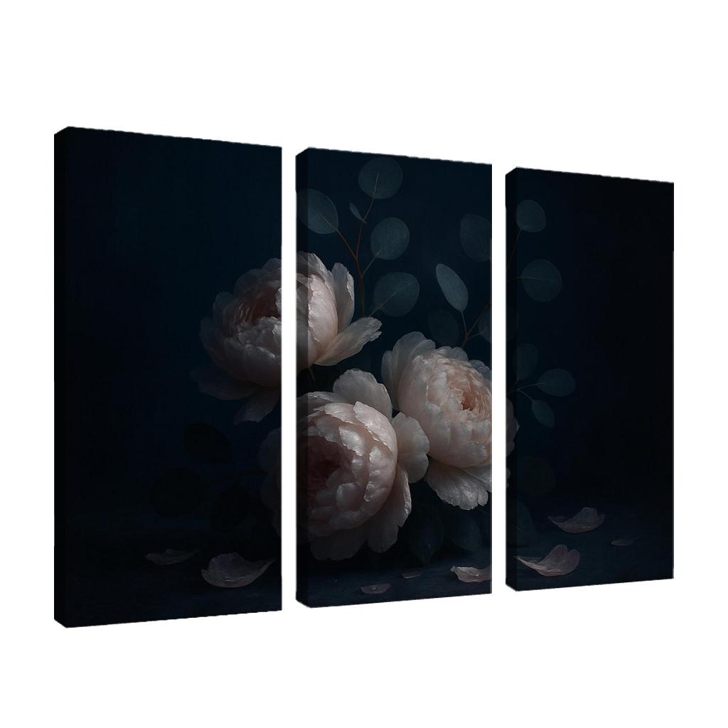 Moonlit Peony Whisper wall decor