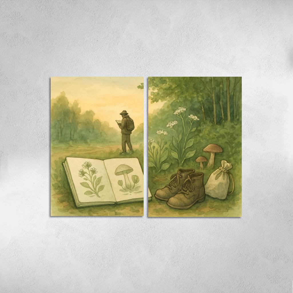 Foraging Sketchwalks premium artwork frames