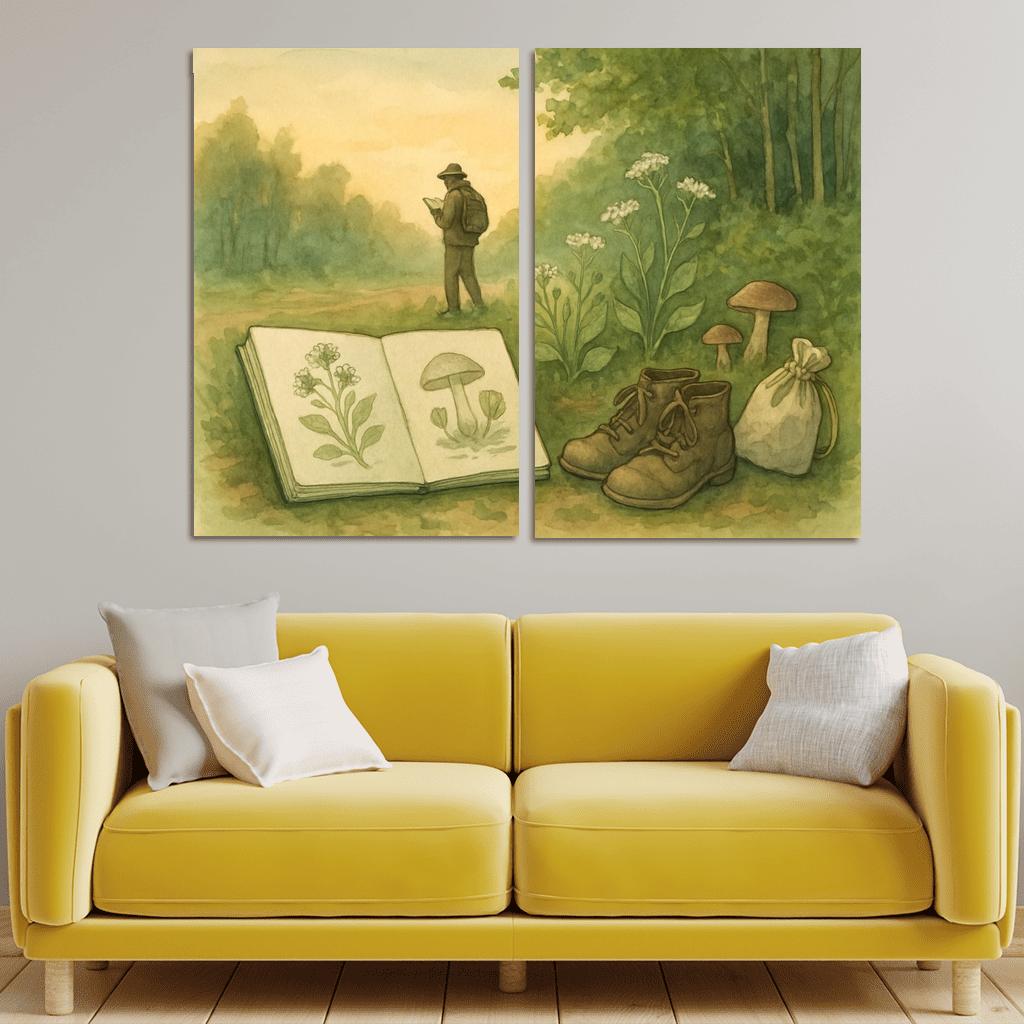 Foraging Sketchwalks premium artwork frames
