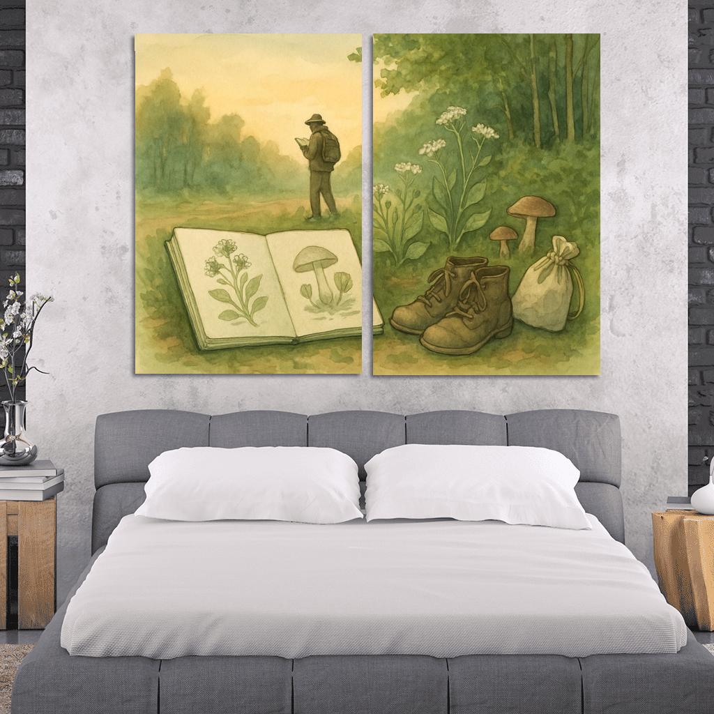 Foraging Sketchwalks premium artwork frames