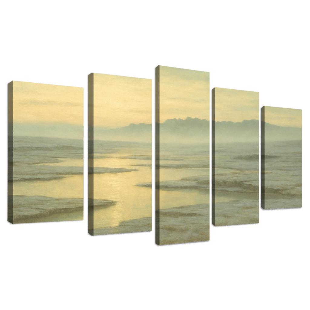 Glass Plateau Of Morning Haze canvas paintings frame