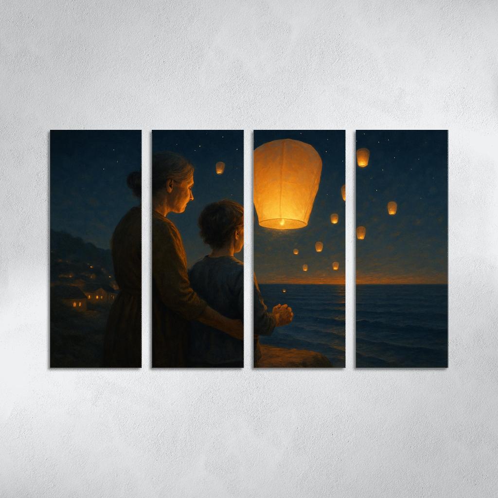 Lanterns At Dusk A Mothers Guiding Light decor