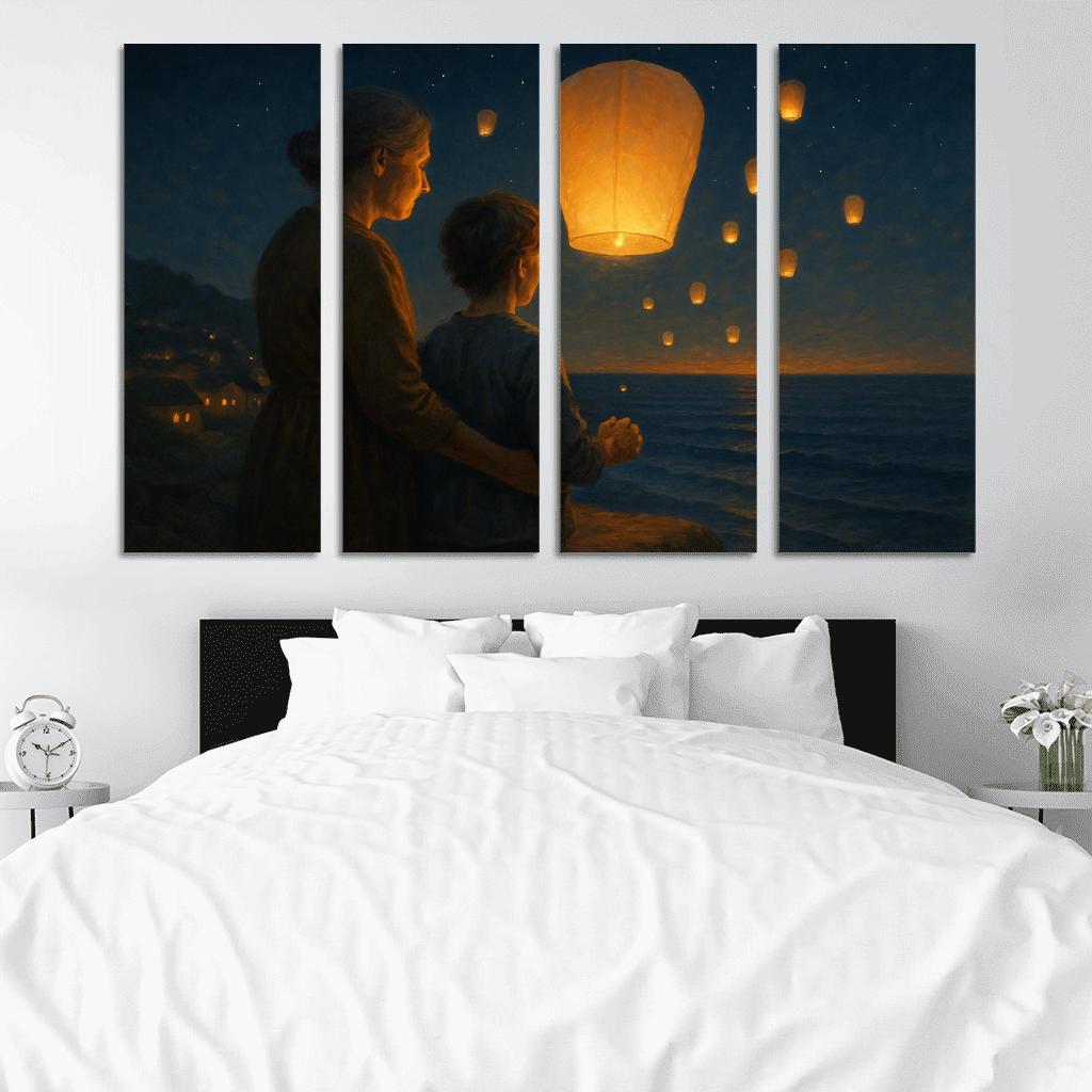 Lanterns At Dusk A Mothers Guiding Light decor