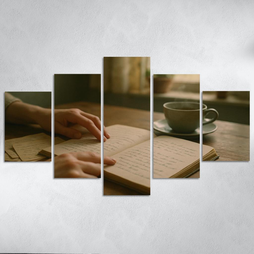 The Kitchen Notebook Heirloom Of Hands framed paintings