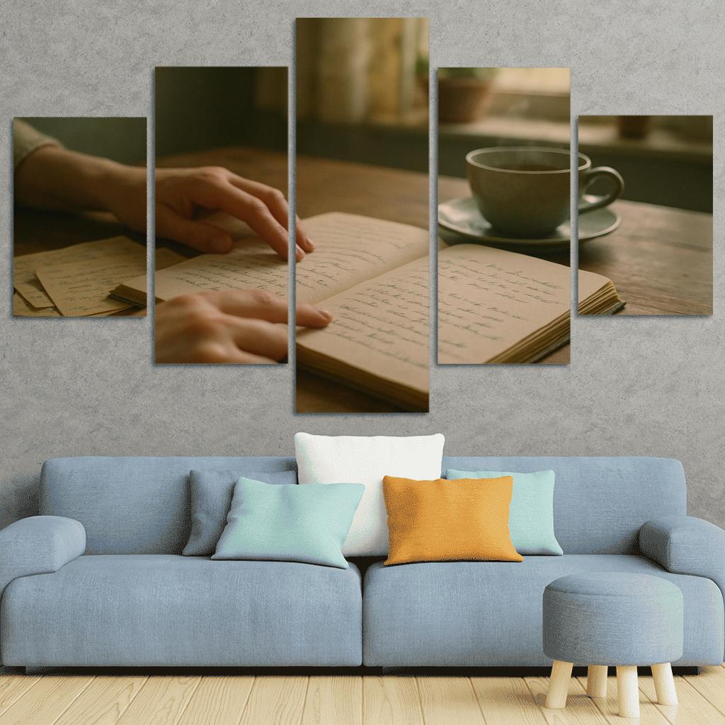 The Kitchen Notebook Heirloom Of Hands framed paintings