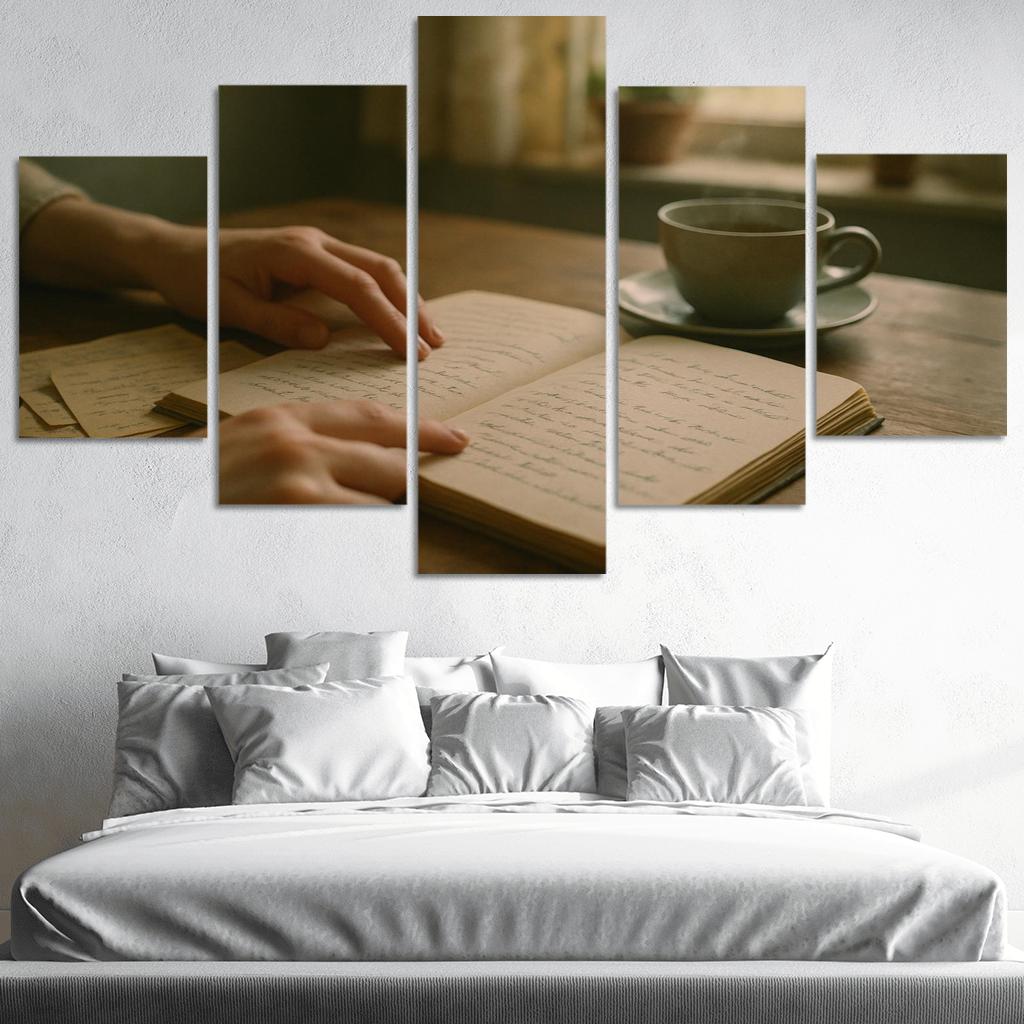 The Kitchen Notebook Heirloom Of Hands framed paintings