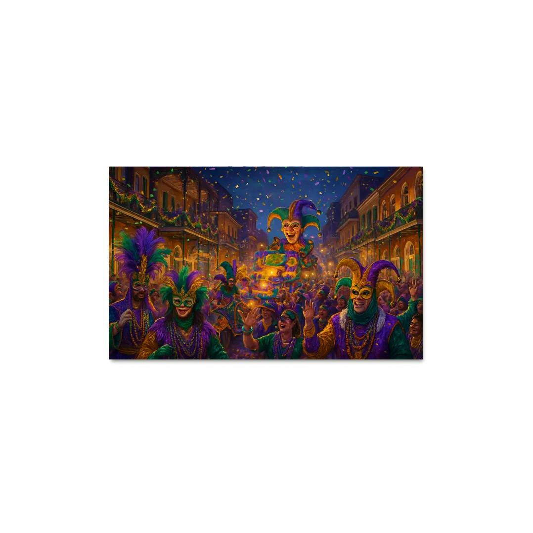 Mardi Gras New Orleans framed paintings