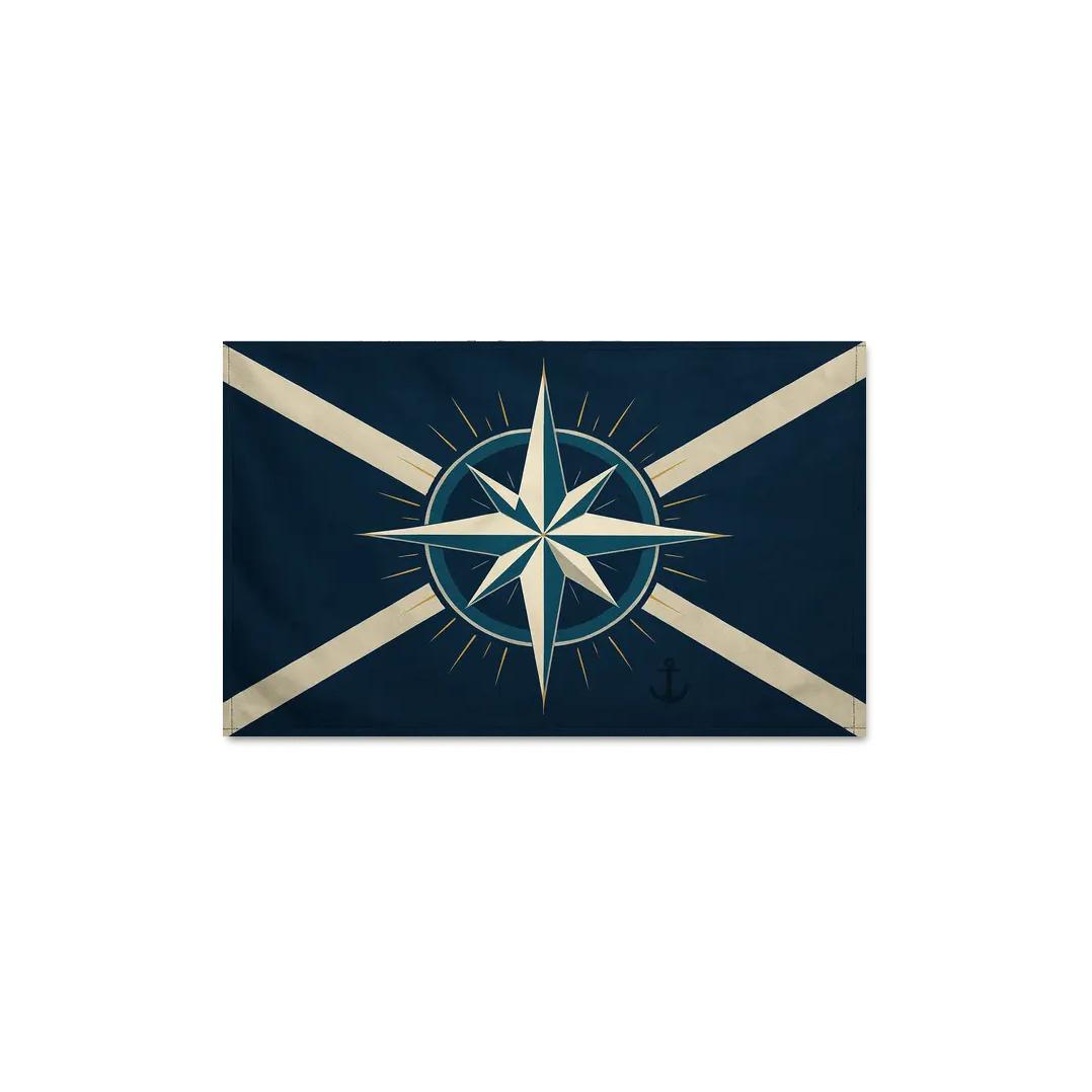 Mariners Compass Banner canvas paintings frame