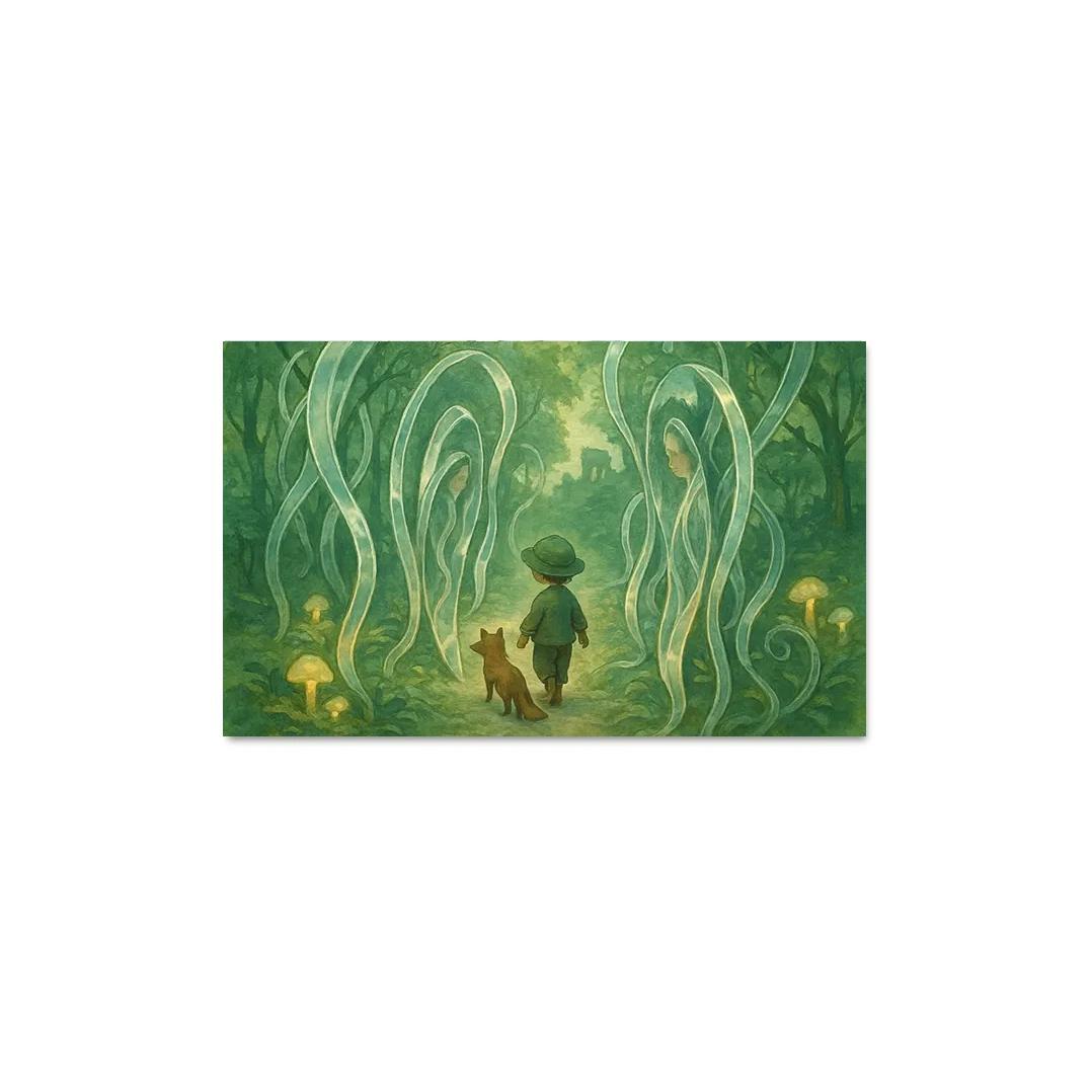 Mirrorvine Labyrinth abstract paintings frame