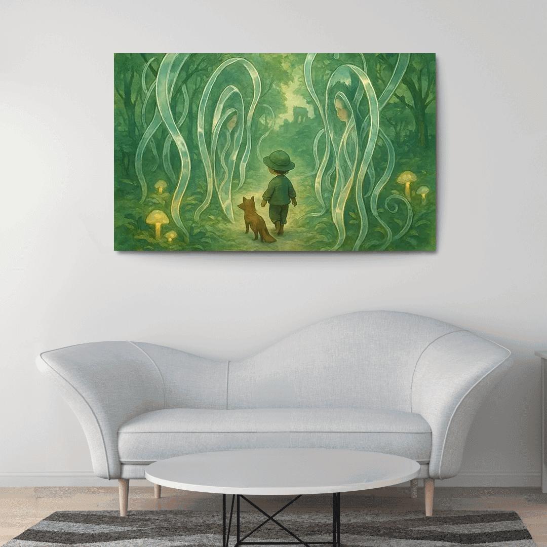 Mirrorvine Labyrinth abstract paintings frame