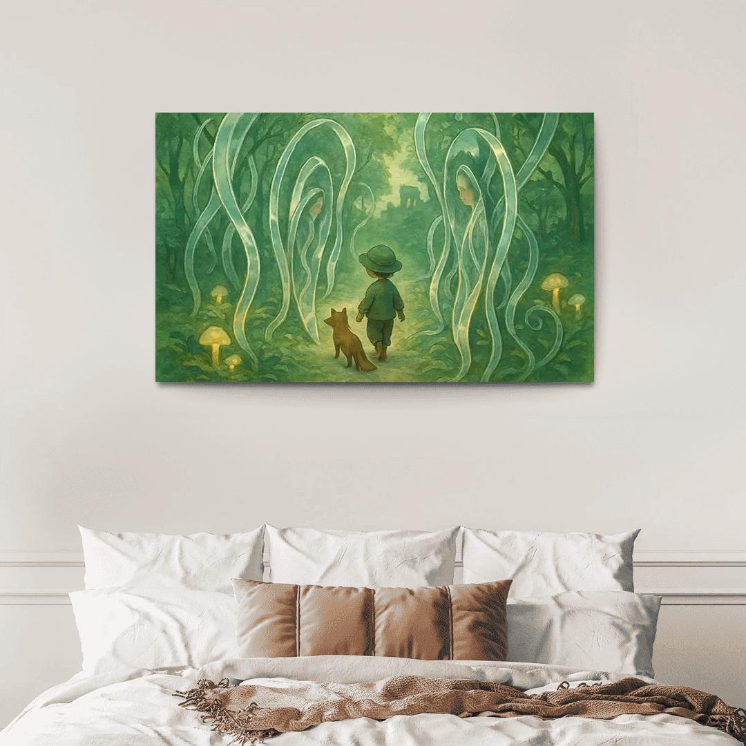 Mirrorvine Labyrinth abstract paintings frame