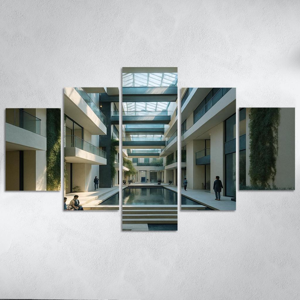 Luminous Terrace Atrium art trends