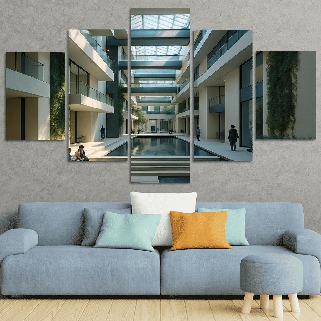 Luminous Terrace Atrium art trends