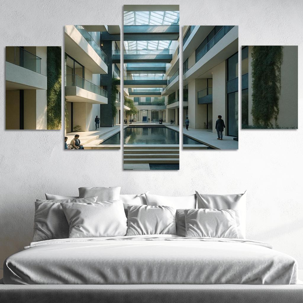 Luminous Terrace Atrium art trends