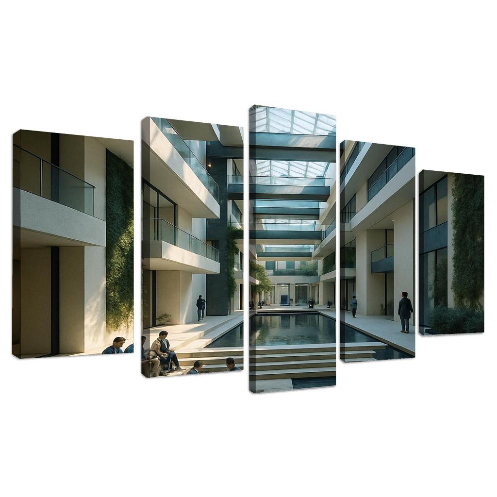 Luminous Terrace Atrium art trends