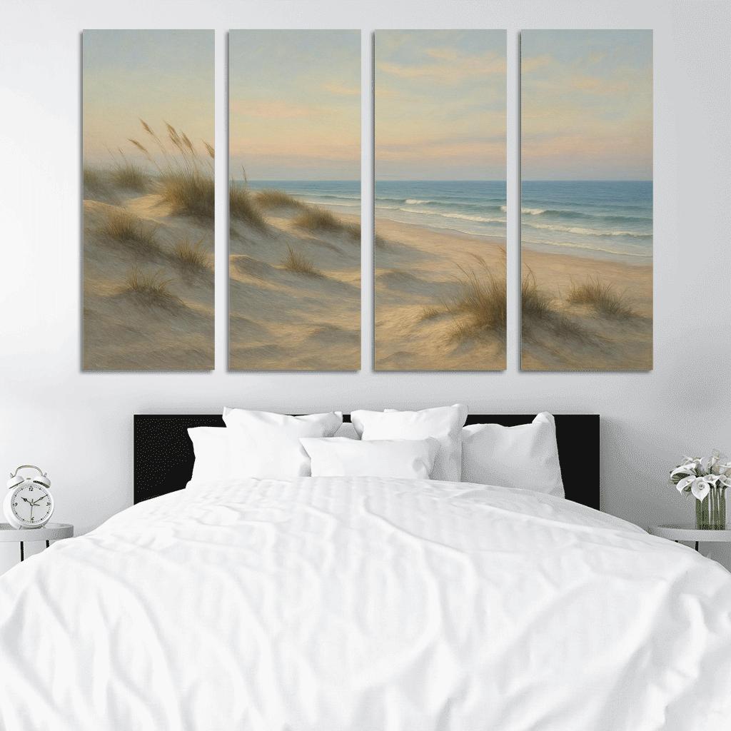 Silent Dunes Beach custom paintings frame