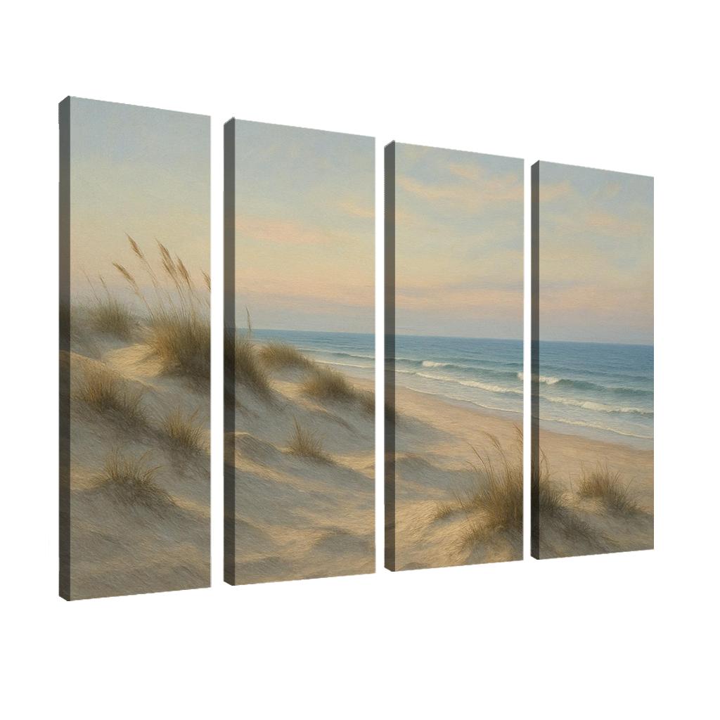 Silent Dunes Beach custom paintings frame