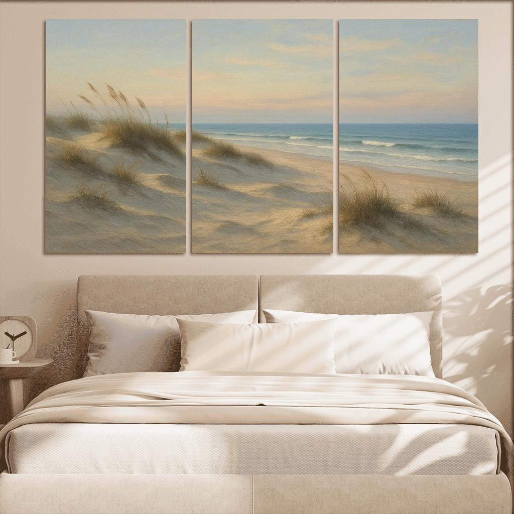 Silent Dunes Beach custom paintings frame