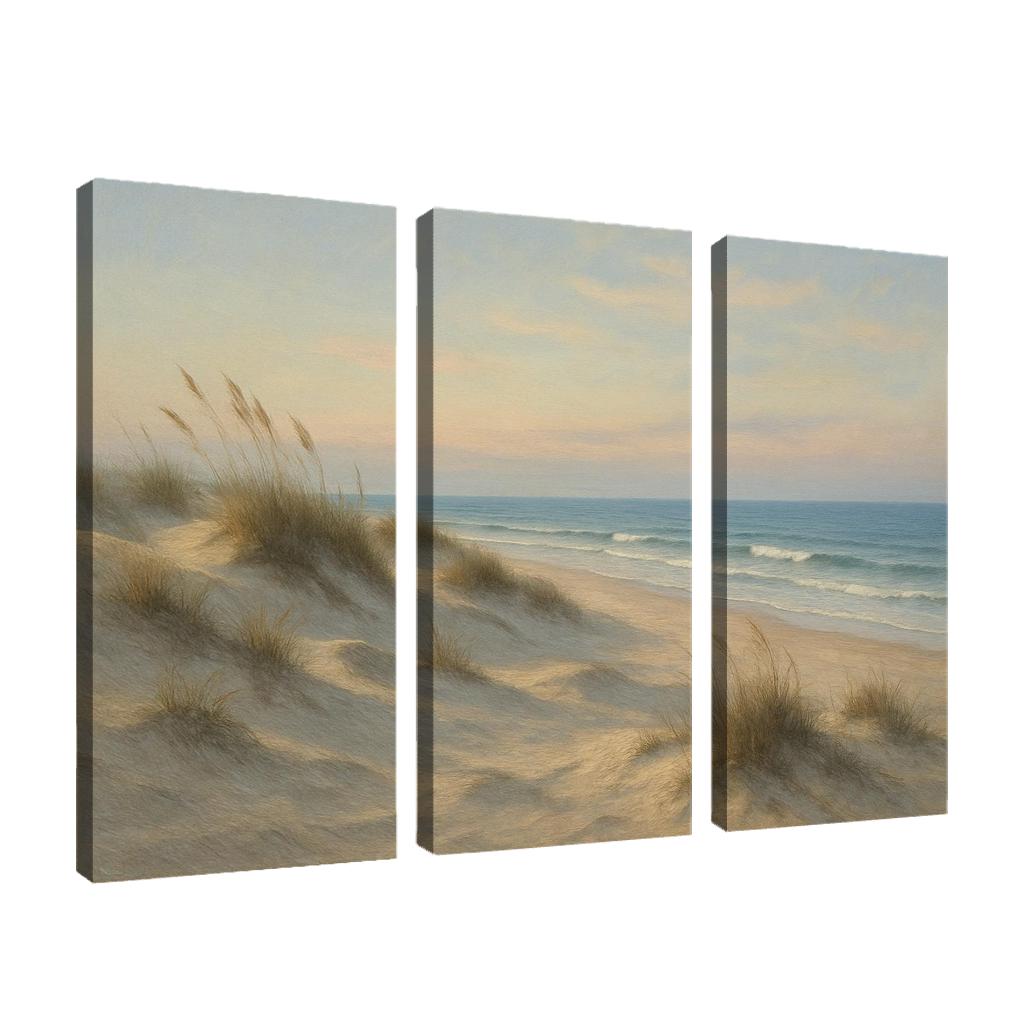 Silent Dunes Beach custom paintings frame