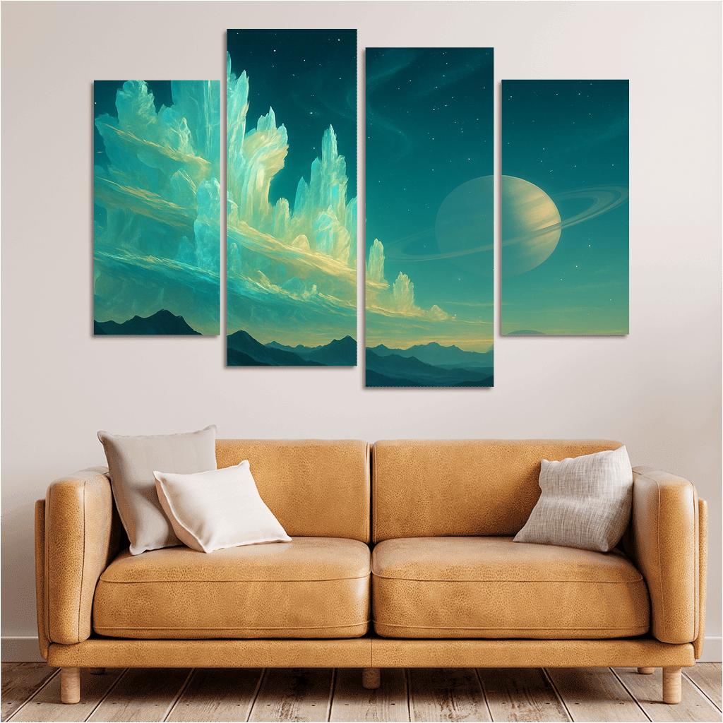 Crystalline Clouds Of A Super Earth home decor