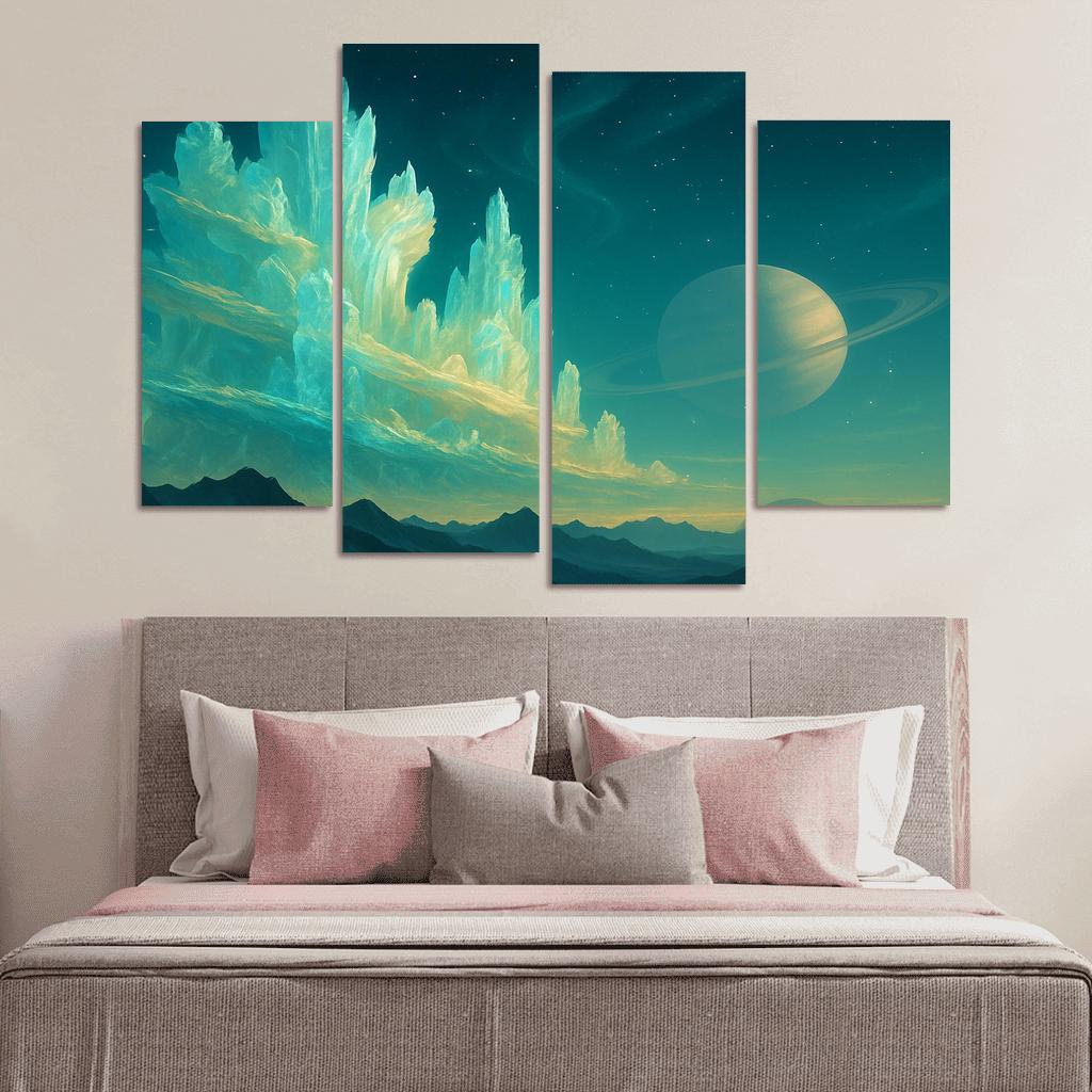 Crystalline Clouds Of A Super Earth home decor