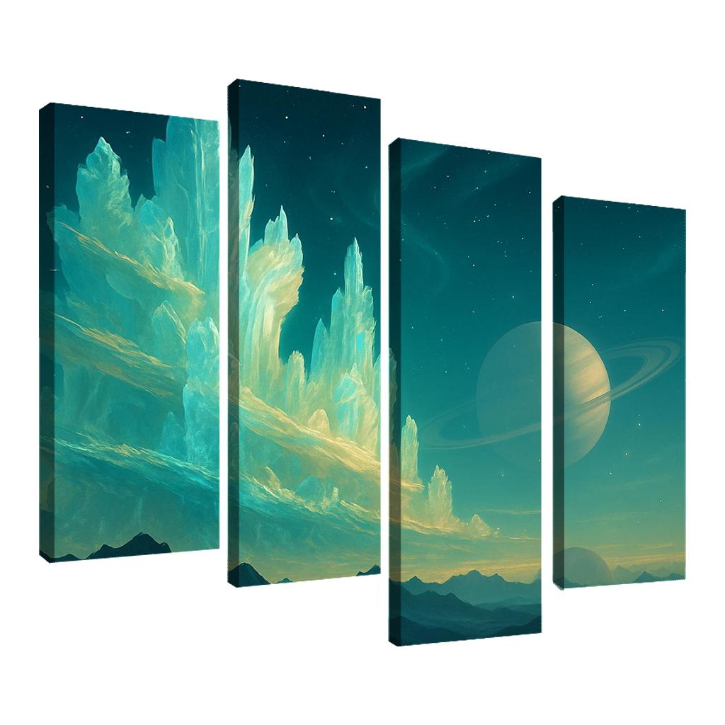 Crystalline Clouds Of A Super Earth home decor