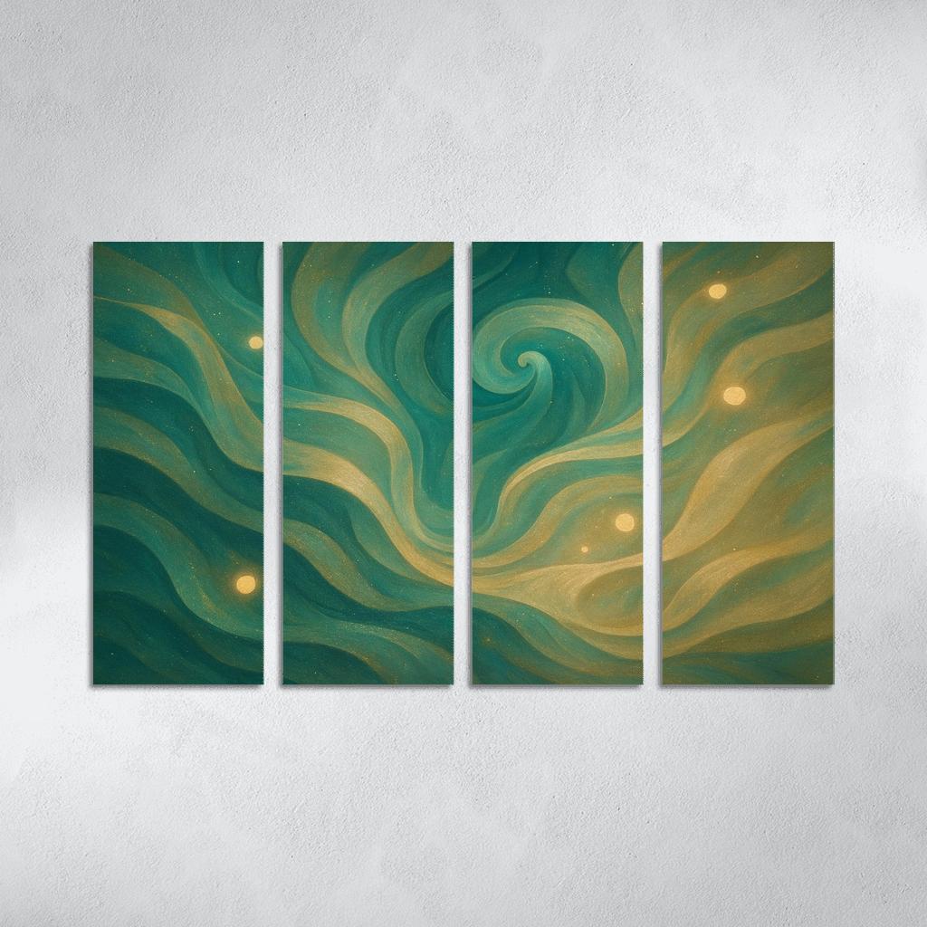 Waves Of Enchantment multi-panel paintings