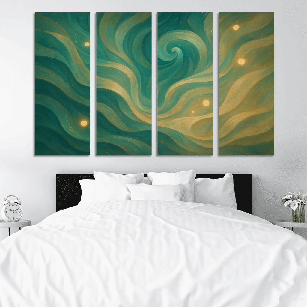 Waves Of Enchantment multi-panel paintings