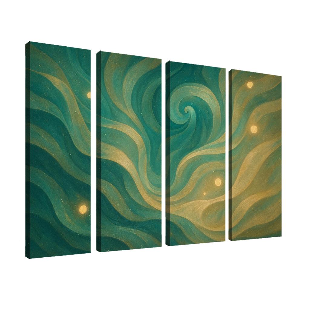 Waves Of Enchantment multi-panel paintings