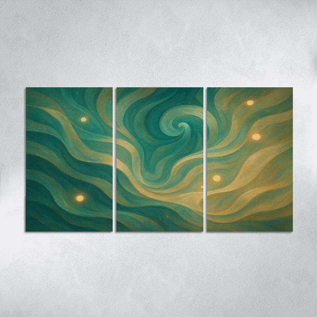 Waves Of Enchantment multi-panel paintings