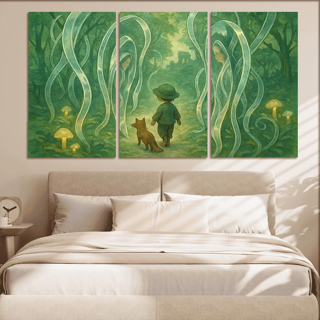 Mirrorvine Labyrinth abstract paintings frame
