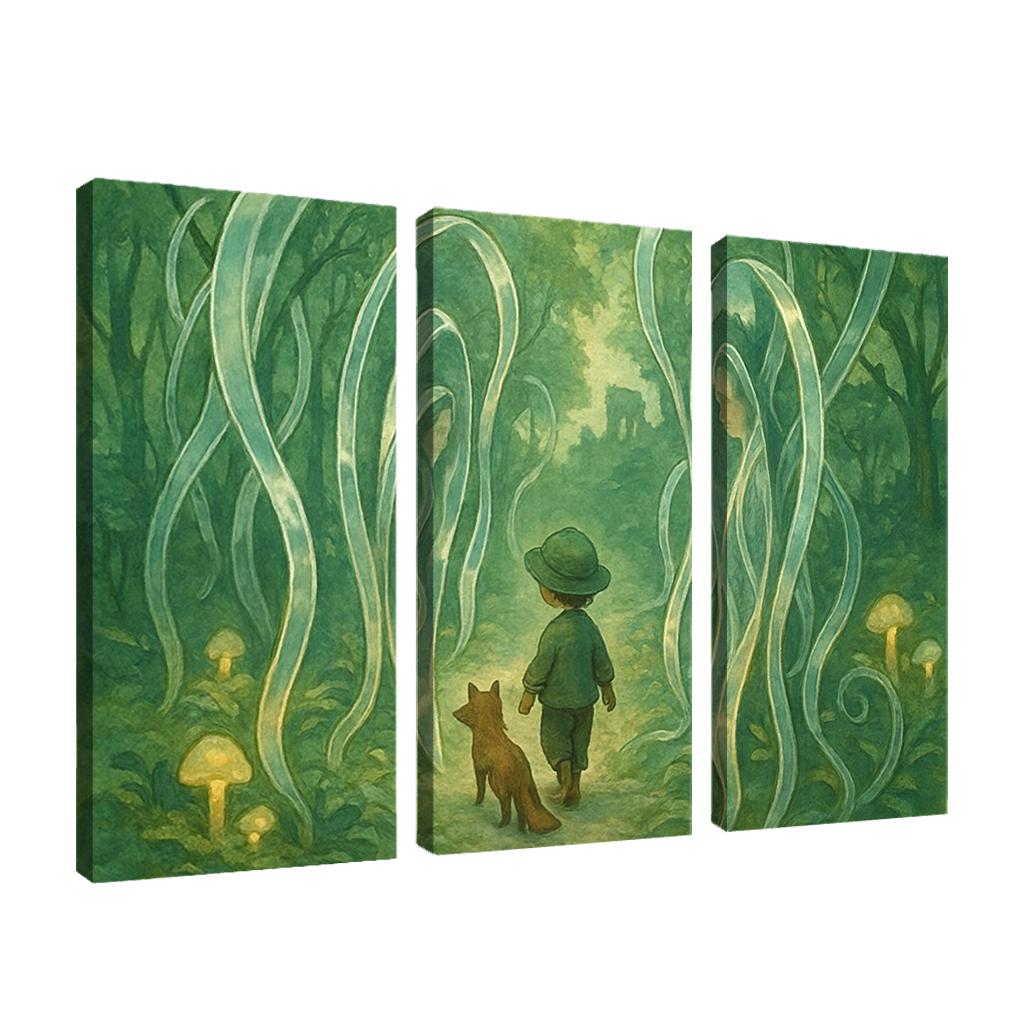 Mirrorvine Labyrinth abstract paintings frame