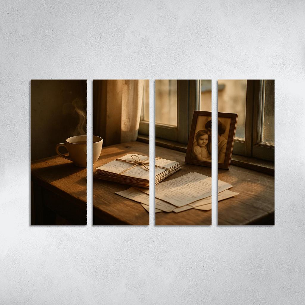 Letters Across Years oil paintings frame