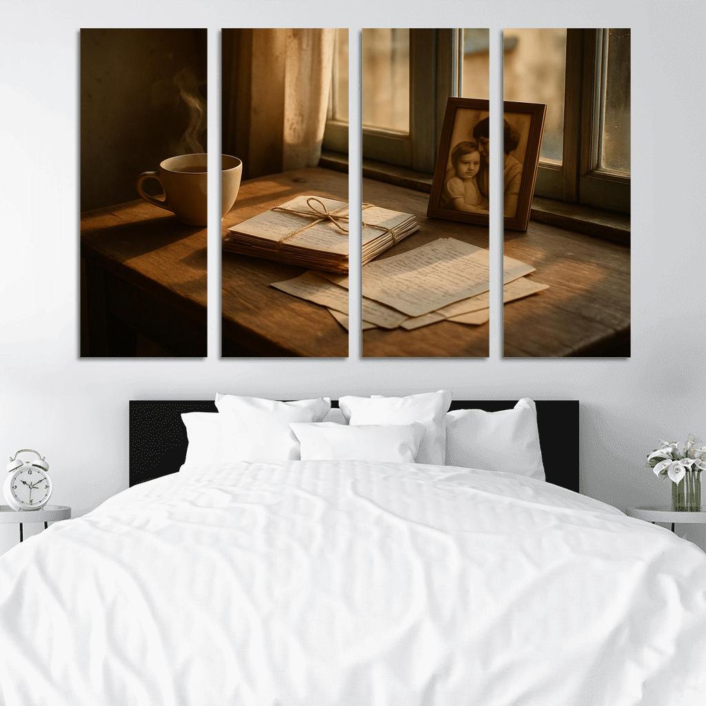 Letters Across Years oil paintings frame