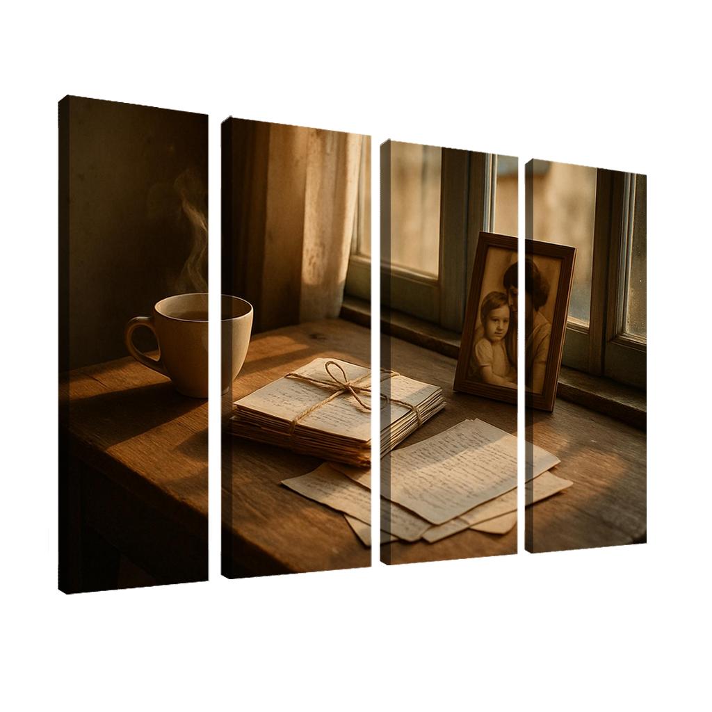 Letters Across Years oil paintings frame