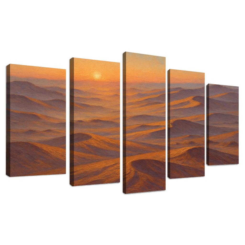 Amber Dune Fields At Dawn art trends