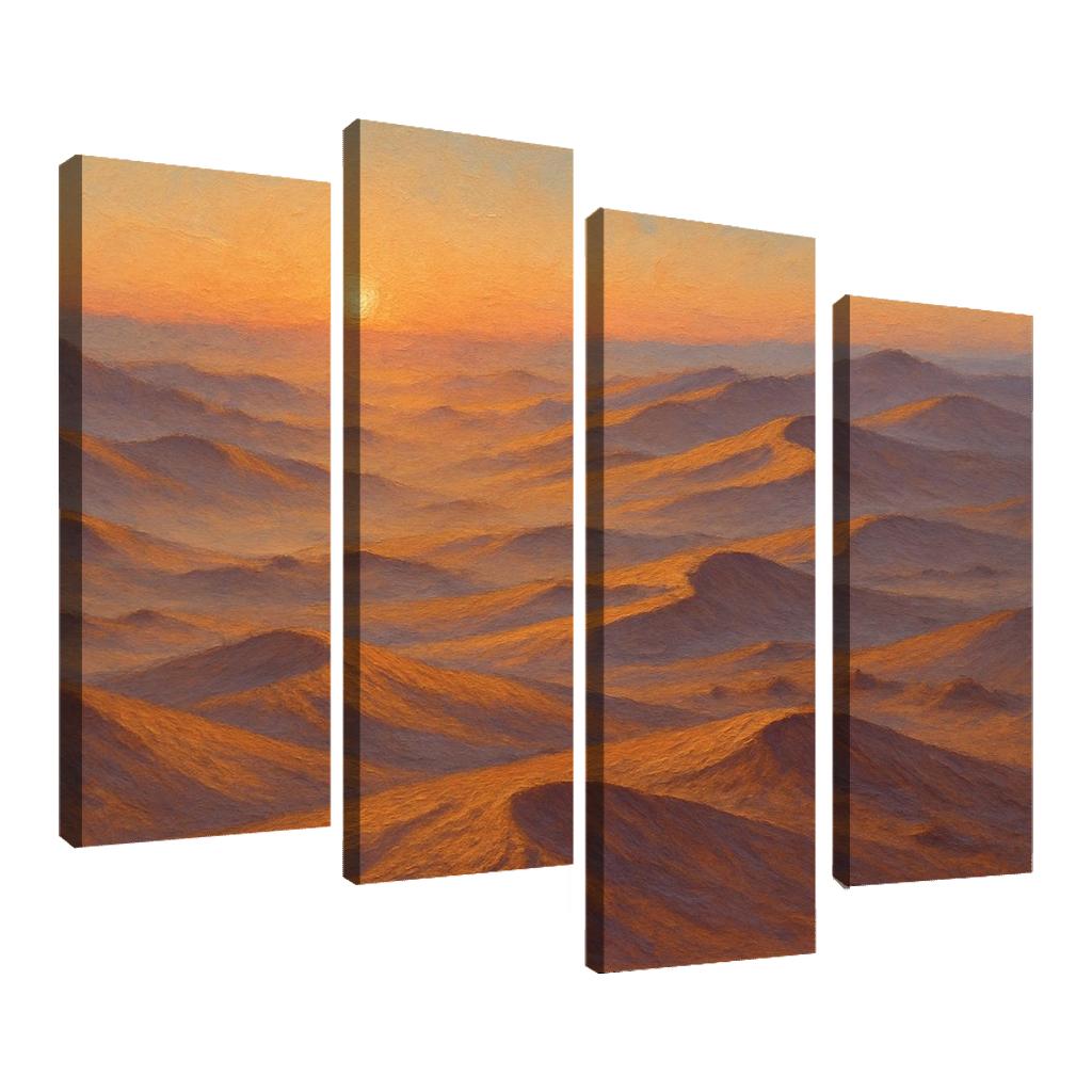 Amber Dune Fields At Dawn art trends