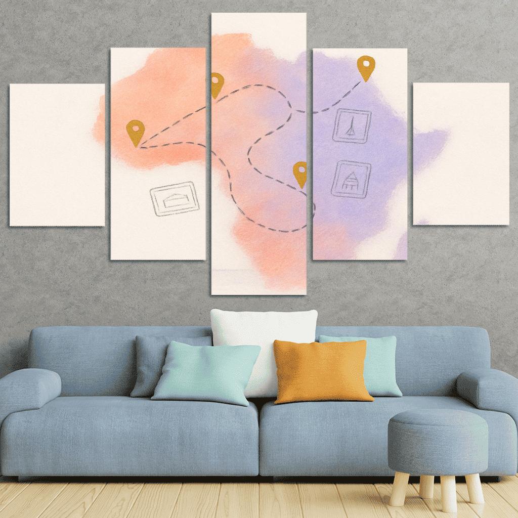 Continental Brushstroke art trends