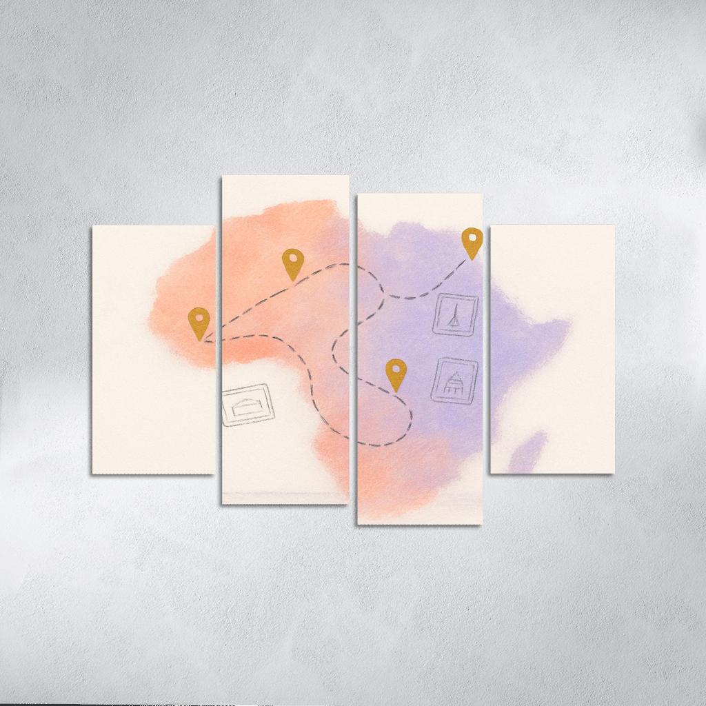 Continental Brushstroke art trends