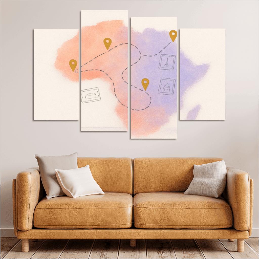 Continental Brushstroke art trends