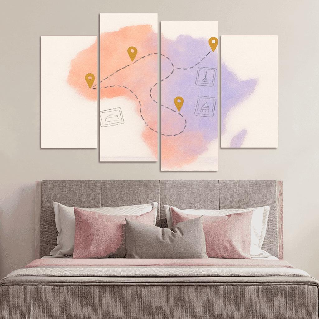 Continental Brushstroke art trends