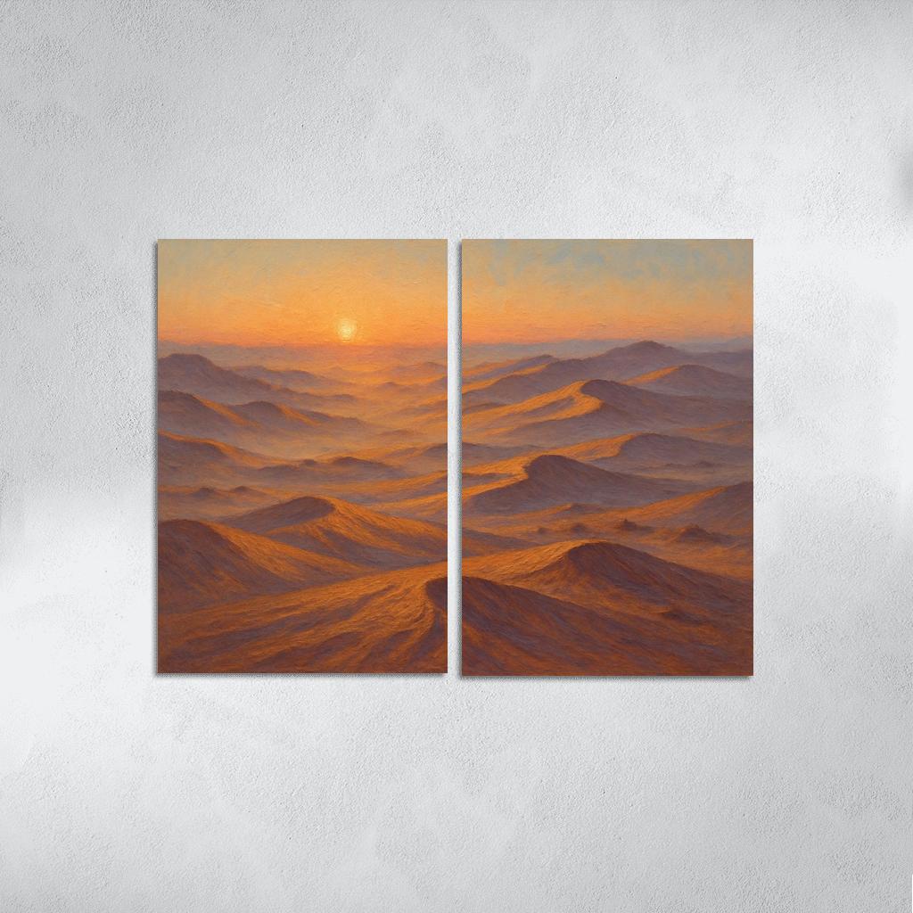 Amber Dune Fields At Dawn art trends