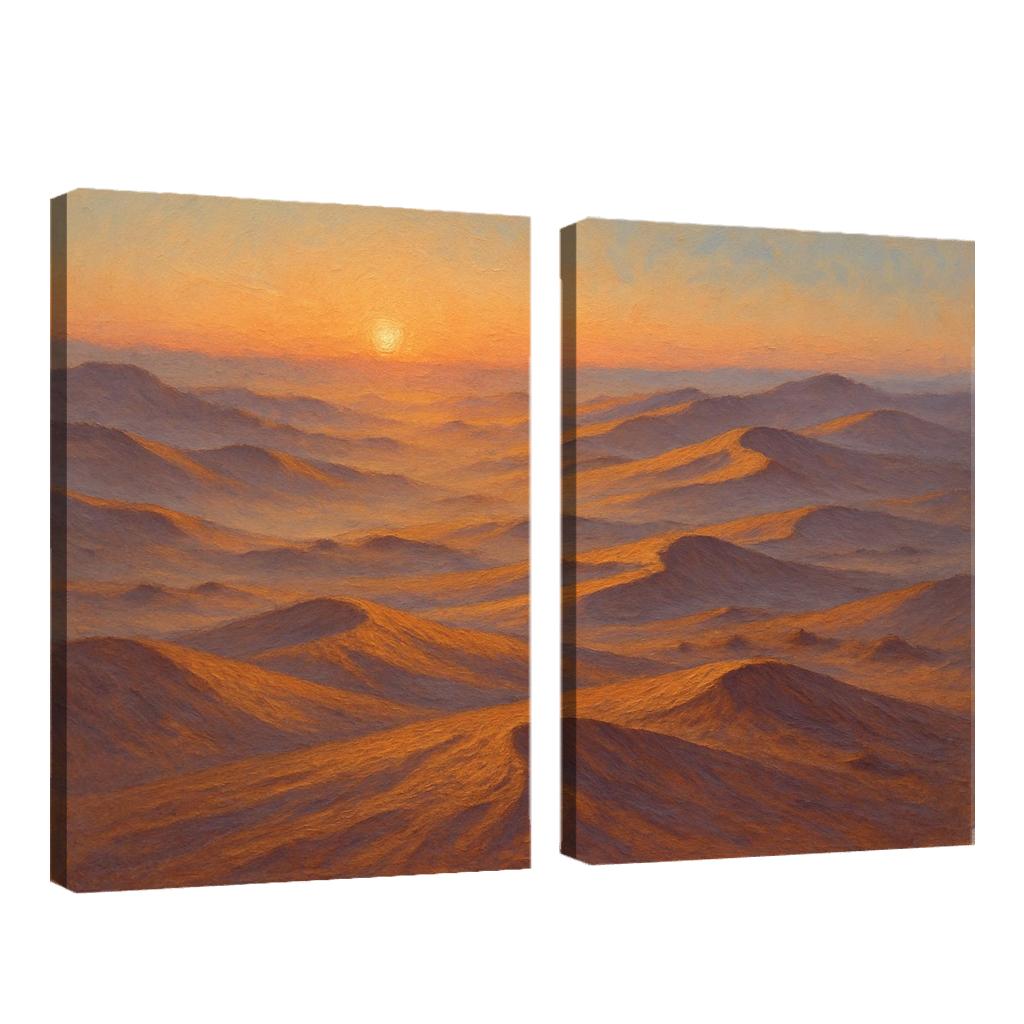 Amber Dune Fields At Dawn art trends
