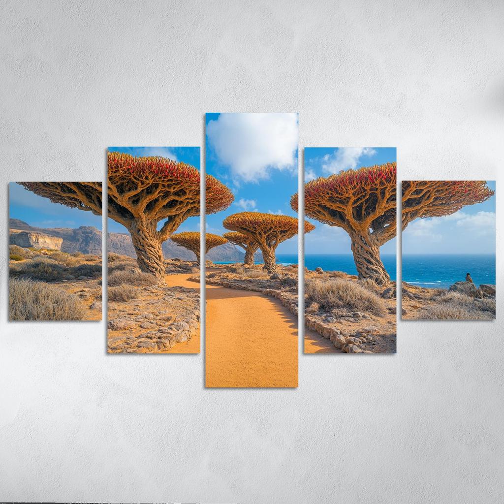 Dragon Blood Tree Forest Socotra home decor