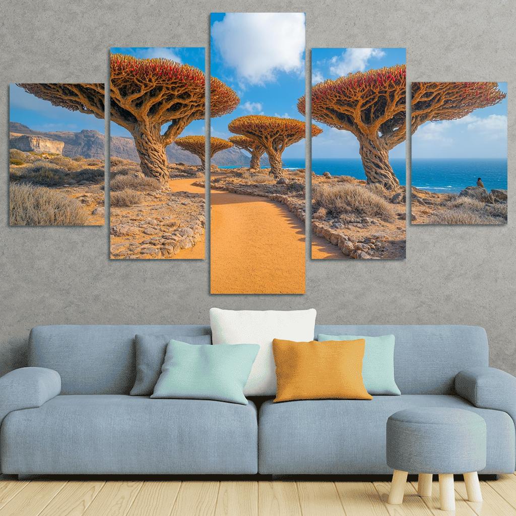 Dragon Blood Tree Forest Socotra home decor