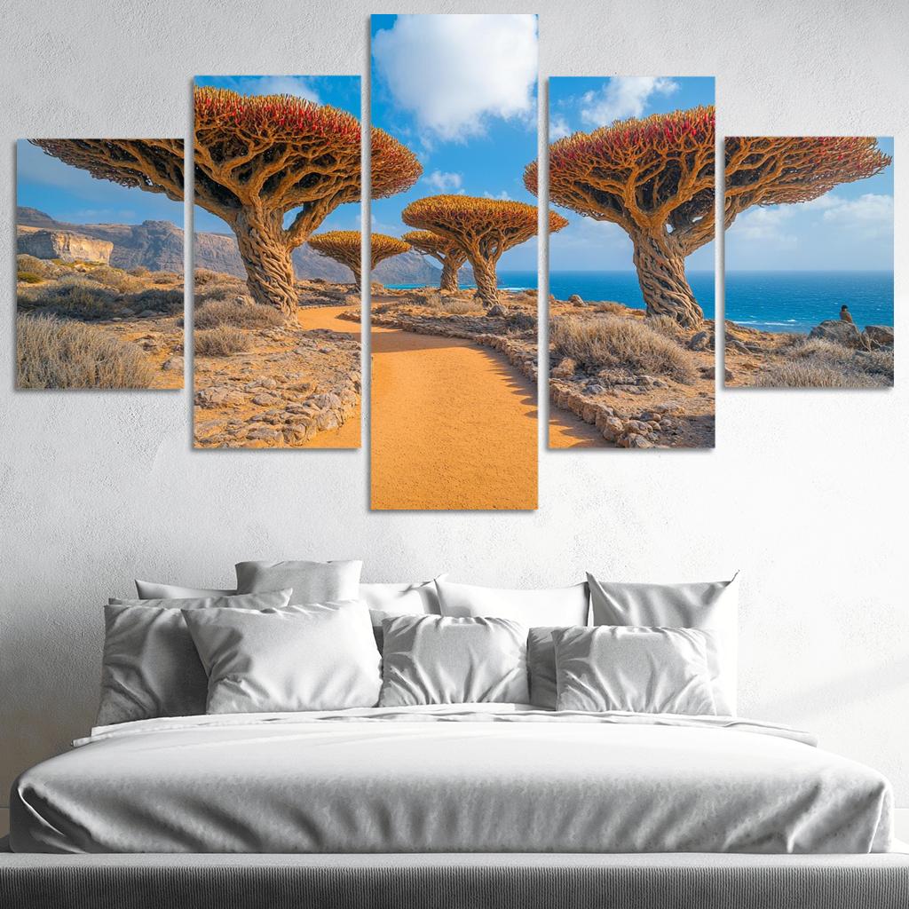 Dragon Blood Tree Forest Socotra home decor