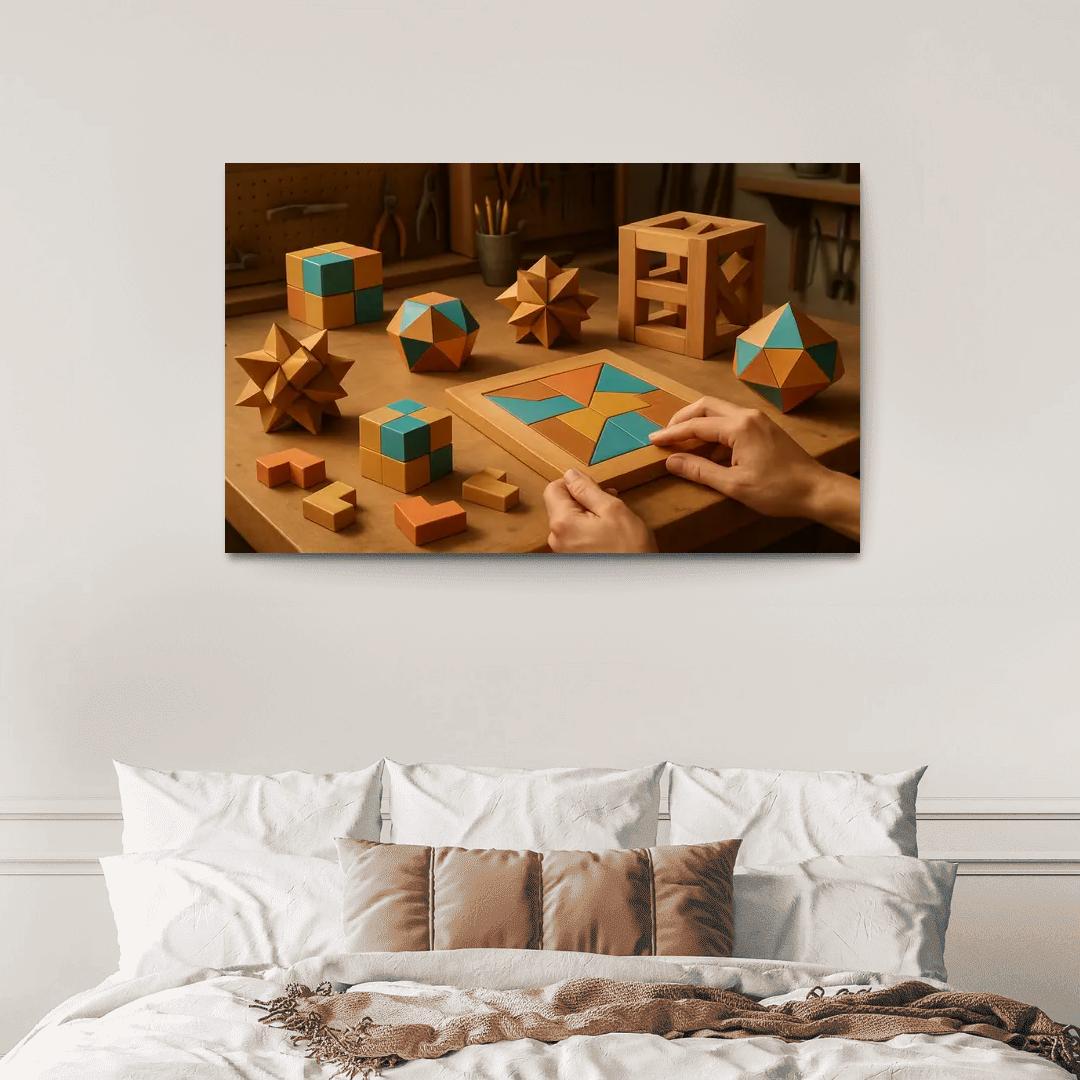 Geometric Puzzle Crafting art trends