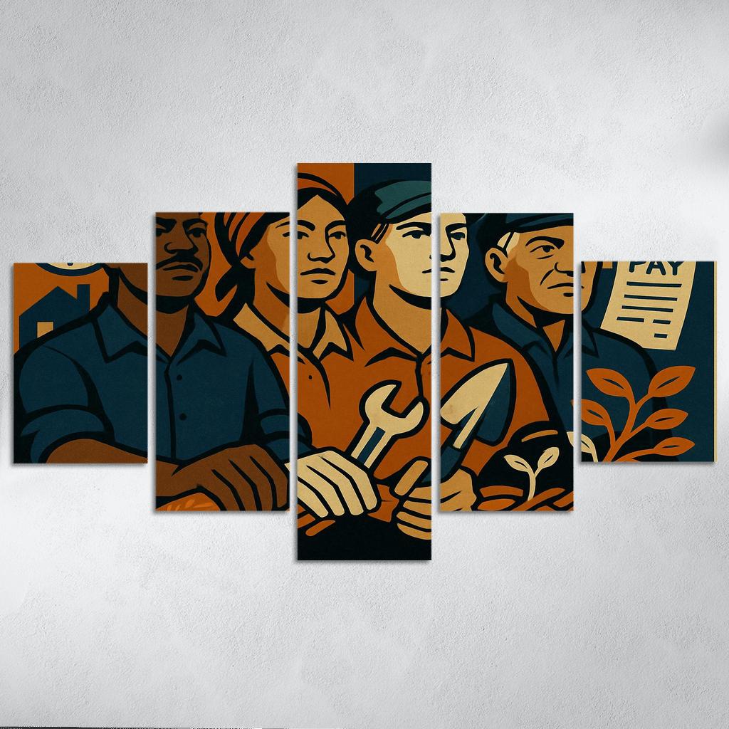 Silent Threads Labor Rights And Human Dignity decor