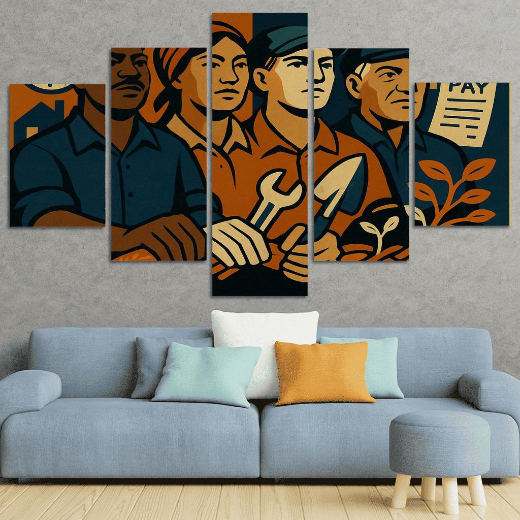 Silent Threads Labor Rights And Human Dignity decor